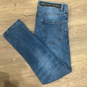 Philipp plein skinny straight leg jeans size 33